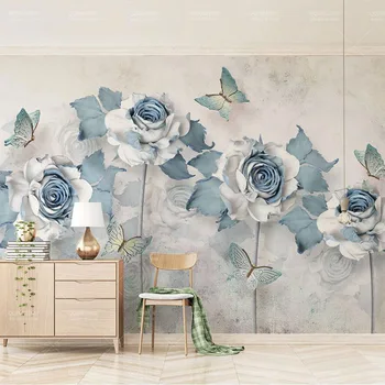 8d flori peral Tapet Murale de perete stil Modern, cameră de zi și Tv de perete de fundal 8d Foto Murale 3D Decor de Perete Decalcomanii de Artă