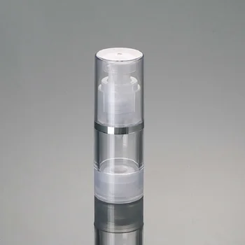Airless 15ML pompa de plastic de sticla de lotiune/emulsie/ser/fond de ten lichid ser esența toner de îngrijire a pielii cosmetice de ambalare