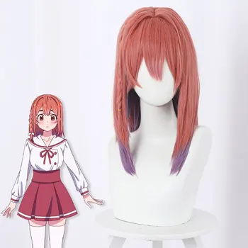 Anime Închiria O Prietena Cosplay Sintetic Rezistent la Căldură culoare Roz Peruca Par Drept Kawaii Halloween Femei Peruca din Par 45CM