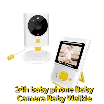Baby Monitor LCD Wireless Audio-Video Radio Bona Muzica Interfon IR 24h copilului telefonul Copilului Camera Copilului Walkie Talkie baby-sitter