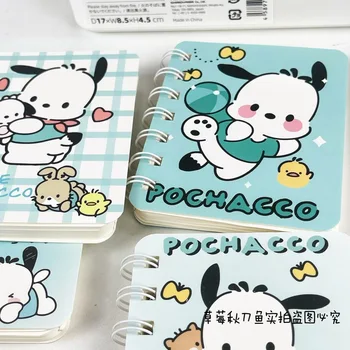 4buc Sanrio Anime Notebook Kawaii Pochacco Câine de Desene animate Student Mini Portabil Notepad Copii Papetărie Cadou Transport Gratuit