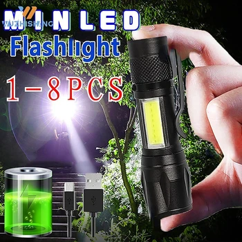 Built-in XP-G Q5 Fascicul de Lumină de Ajustare Mini Lanterna Led-uri Lanterna Lanterna 2000 de lumeni Lanterna Reglabil Impermeabil T6 LED