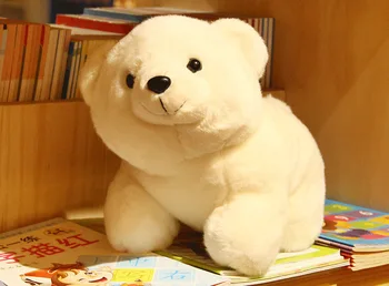 mare și frumos de pluș urs polar jucărie nouă de înaltă calitate urs polar papusa cadou despre 45x30cm