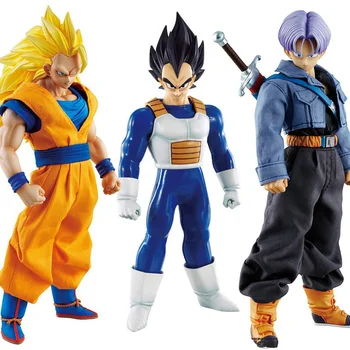 21cm Dragon Ball Super Gogeta figurina Dragon Ball Super Saiyan Goku, Vegeta Trunchiuri de Cap Poate Schimba Figura Pvc Model de Jucărie