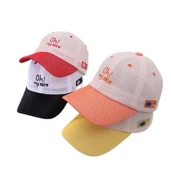 Doitbest Respirabil Copil Șapcă de Baseball plasă de vară Hip Hop oh meu frumos copii Pălării de soare Băieți Fete Capace copilului snapback Hat gorras