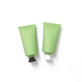 25 buc/lot 50G 50ML Gol Crema Stoarce Tubul Verde Mat Reîncărcabile Container Cosmetice Emulsie Facială Crema Tub Moale