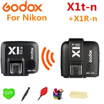 Godox X1T-N TTL Wireless 2.4 G HSS Flash Trigger Transmițător + X1R-N Receptor pentru Nikon GODOX V860II-N TT685-N TT600 Flash
