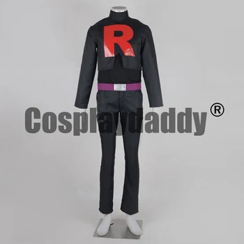 Monștri De Buzunar James Kojiro Echipa Racheta Uniforme Negre Tinuta Set Cosplay Costum F006