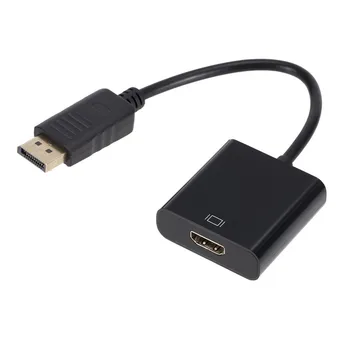 4K Displayport DP sau Mini DP Display Port La HDMI compatibil VGA DVI Converter Cablu Adaptor pentru PC, Laptop, Video Cablu Adaptor