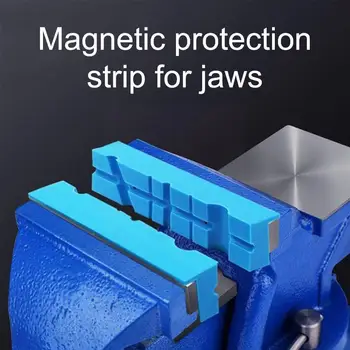 Magnetice de Protecție a Benzii Menghina Maxilarului Tampoane Menghină de Protecție Față Tampoane Moi de Cauciuc Accesorii Fălcile Funcționarea Protector Simplu R5D4