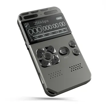 Digital Voice Recorder de Voce Activat Mp3 player 32GB Music player Card cu Un singur buton Record de Reducere a Zgomotului Dictafon V35 Vânzare
