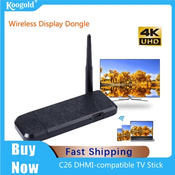 Koogold C26 4K HD Wireless Display Adapter HDMI compatibil Mirorr Turnare Ecran La TELEVIZOR Laptop Macbook Moniror Folosi pentru iPhone