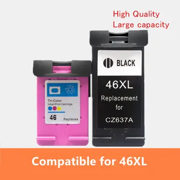 46XL Cartuș de Cerneală compatibile Pentru hp46 pentru HP 46 DeskJet 2520hc 2020hc 2025hc 2029 2529 4729 Printer