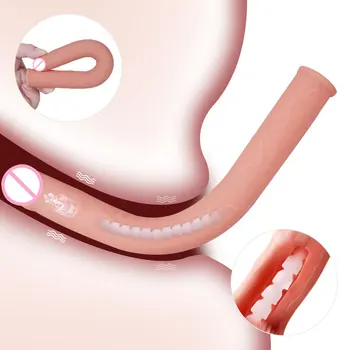 10-Frequency Vibrator Vaginal Masaj Simulare Penisului G-spot Stimulator Clitoridian Silicon Moale Penis artificial sex Feminin Masturbari Jucarii