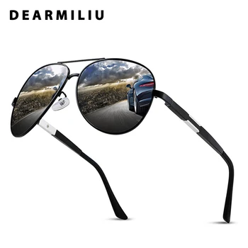 DEARMILIU Retro Bărbați ochelari de Soare Polarizat Femei de Conducere Accesorii Ochelari Pilot Ochelari de Soare UV400 Ochelari de cal Gafas De Sol Pentru Bărbați