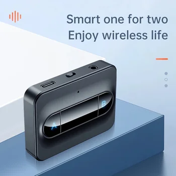 2 in1 Bluetooth Audio 5.0 Transmițător Receptor 3.5 mm AUX Jack USB Dongle Muzica Adaptor Wireless Pentru PC-uri Auto TV Căști