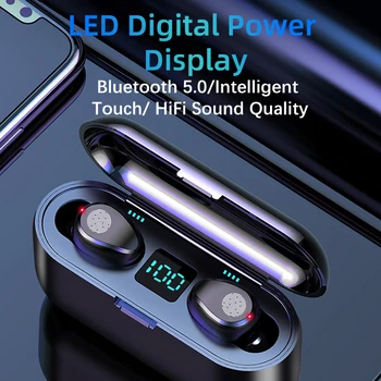 HIFI Wireless Mini In-ear Sport de Funcționare Bluetooth-Compatibil V5.0 setul cu Cască Suport iOS/Android Telefoane HD Apel livrare Rapida