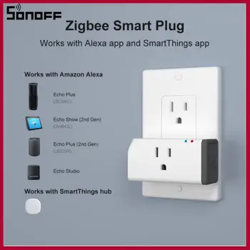 SONOFF S31 Lite NE Zigbee Smart Plug Inteligent Zigbee Soclu Casa Inteligentă de Control de la Distanță Funcționează Cu Alexa SmartThings Hub Ewelink APP