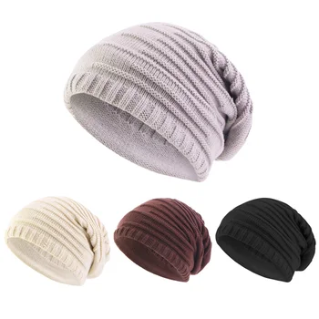 2022 Noi Beanie Unisex Pălărie De Iarnă Caldă Largi Groase De Craniu Tricotate Pălării Pentru Bărbați, Femei Gorro Toamna Bonnet Capac