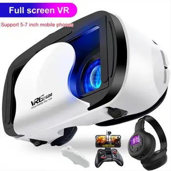 VRG Pro 3D VR Ochelari de Realitate Virtuală Ecran Complet Vizual cu Unghi Larg de Ochelari VR Pentru 5 până La 7 Inch Dispozitive Smartphone