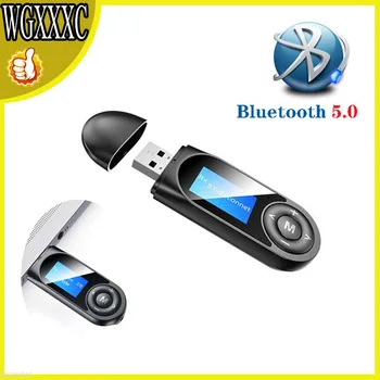 Bluetooth 5.0 Receptor Transmițător Audio Adaptor USB Display LCD 3.5 mm Auxiliar de Muzica Stereo Wireless Adaptor pentru Difuzoare TV