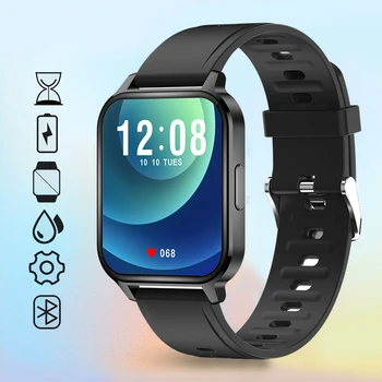 Ceasuri inteligente Bărbați Femei Sport Full Touch Rata de Inima Tracker de Sănătate Impermeabil compatibil Bluetooth Smartwatch pentru Android IOS