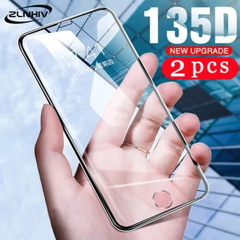 2 buc full cover pentru iphone 11 pro X XS MAX XR sticlă Securizată 5 5S SE 5C 6 6s 7 8 plus folie de protectie ecran telefon protector