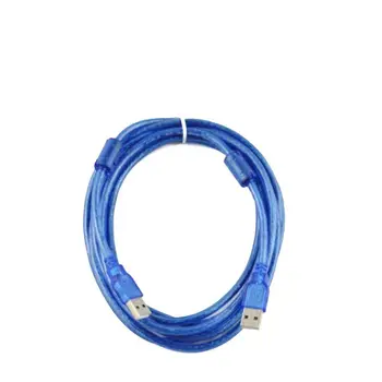 1,5 m 3m 5m 10meter Cablu de Extensie USB de sex Masculin la sex Masculin 2.0 Sârmă de sex Masculin-de sex masculin Extindere Sârmă Cu Scut Inel