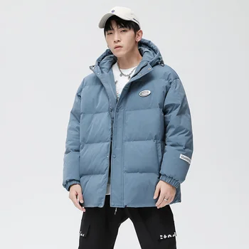 Haina de iarna pentru bărbați și femei 2021 noi studenți versiunea coreeană vrac scurt iubitorii captusit haina bărbați mai gros