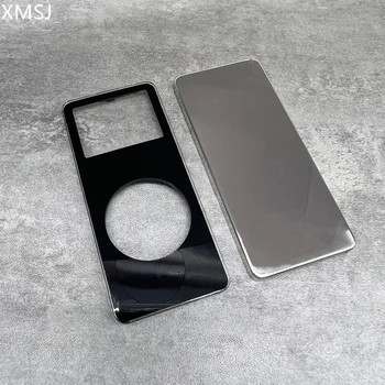 set complet de locuințe kit de plastic negru fata masca de argint de metal din spate caz acoperire pentru iPod nano 1rd gen 1gb 2gb 4gb