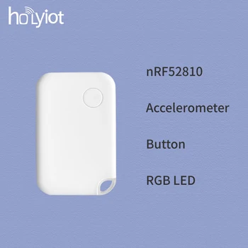 Holyiot nRF52810 eddystone ibeacon tag accelerometru LIS2DH12 senzor cu buton Bluetooth BLE 5.0 redus de energie Modulul