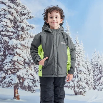 2022 Băieții De Schi Jacheta De Toamna Din Bumbac Captusit Jacheta Cu Gluga Waterproof, Windproof Copii Iarna Cald Haină De Lână Snowboard În Aer Liber