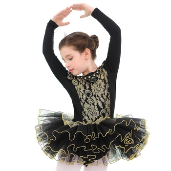 Balet Imbracaminte Copii Clasic Cu Maneca Lunga Balet Tutu Dress Adulți Performanță Costum De Dans Tricou Copil Rochie De Balet B-6383