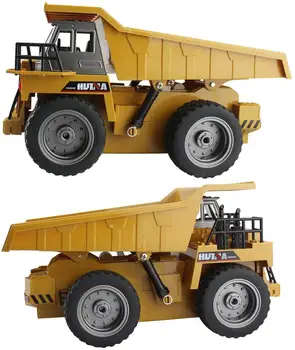 Huina 1540 Dump Camion RC Car 1/18 Control de la Distanță Excavator Jucării Aliaj RC Model de Jucărie Vehicul de Inginerie Copii Cars