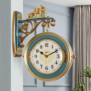 Agățat Ceasuri de Perete Camera de zi Design Modern de Lux de Mari dimensiuni Ceas de Perete Tăcut Digital Elegant, Horloge Murale Decor Acasă ZY35XP