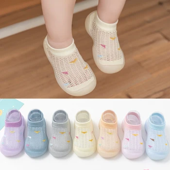 Vara Copilul Băiat Fată Pantofi Copil Plasă De Șosete Respirabil Nou-Născut Non Alunecare Pantofi Pentru Copii Pantofi Casual Calcetines Tobilleros Bebe
