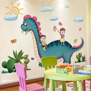Dinozaurii DIY Autocolante de Perete Estetice Copii Desene animate Animale Murală Decalcomanii Camere Copii Dormitor Copil Acasă Decorare Accesorii