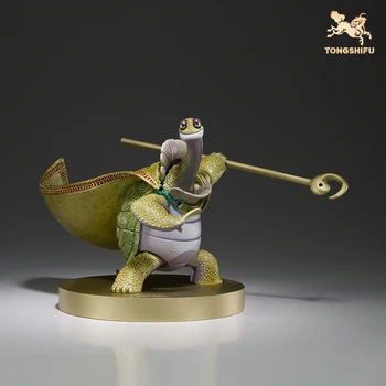 Cupru Ambarcațiuni Chineze Film De Desene Animate Kung Fu Panda Figurine De Animale Maestrul Oogway Sculpturi Ornament Desktop Decor Colecție De Artă