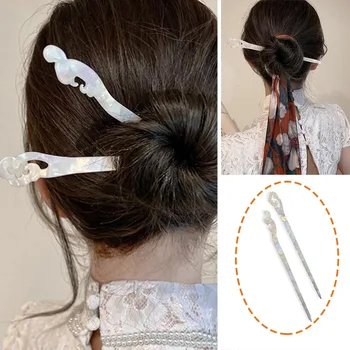 Stil Chinezesc Bastoane De Păr De Epocă Acetat De Rășină Femei Agrafe De Par Clip Pin Pălării De Nunta Bijuterii De Păr Accesorii