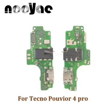 TOP Pentru Tecno Pouvoir 4 Pro USB Dock Port de Încărcare Încărcător Priză pentru Căști Audio Jack Flex Microfon Cablu de Bord