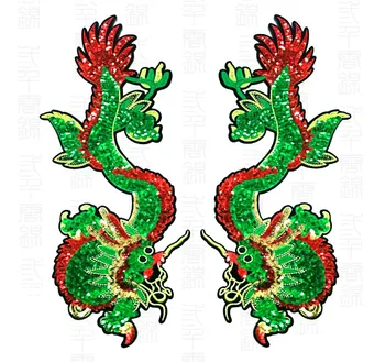 Paiete Broderie Dragon Patch-Uri Pentru Haine Coase Pe Autocolant Monstru Patch-Uri De Accesorii De Cusut Haine Blugi Decor