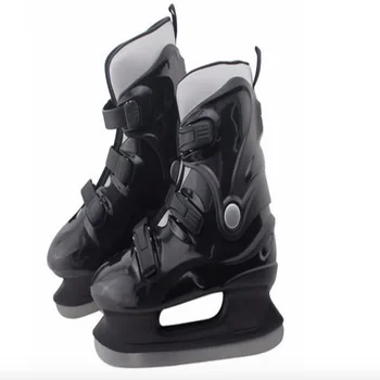 Ice skate pantofi de gheață panglică fără rosturi pantofi patine copii adulți de hochei pe gheață de gheață de tăiere pantofi loc