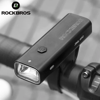 ROCKBROS Biciclete Lumina de Încărcare USB 2000mAh Biciclete Față de Lumină Lampă Far Aluminiu IPX6 Impermeabilă Ciclism Lampa Accesorii