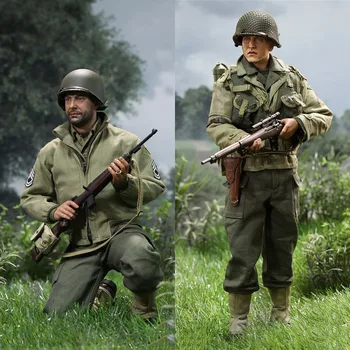 A făcut A80144/A80150 1/6 al doilea Război mondial Armata Sua al 2-lea Batalion de Lunetist Set Complet Papusa de 12 țoli figurina Model Pentru cel Mai bun de Colectare