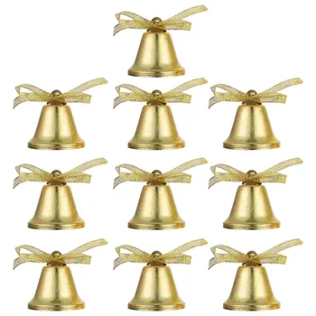 Clopote De Crăciun Copac Bell Ornamente De Aur Pandantive De Aur Decorationstar Decoratiuni Jingle Cadou Tagdecor Fier Pandantiv Cununa De Companie