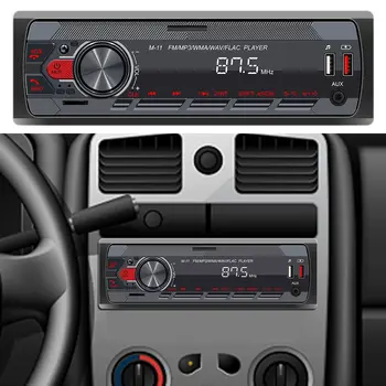 Radio auto Stereo MP3 Player Bluetooth 1 DIN Radio FM Digital Stereo Audio Player Multimedia USB cu Muzica In Bord Intrare AUX