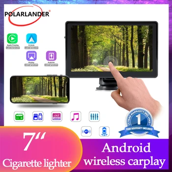Wireless Portabil Multimedia Stereo Masina De Afișare Video Și De Mers Înapoi Carplay Bluetooth5.0 Android Auto 7 Inch Touch Screen AUX