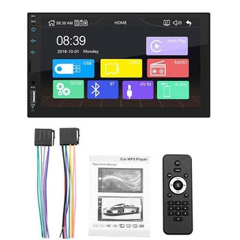 2 Din Carplay Radio Auto Bluetooth Android Auto Stereo Receptor 7inch Ecran Tactil MP5 Player USB ISO Sistem Audio X2