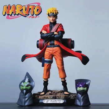 30CM Naruto Șapte Generații Ninja Vortex Naruto Naruto Șase Căi Modul Nemuritor Figura cu Nouă cozi Modelul Ninja Ornament jucarii