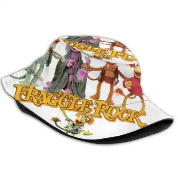 Fraggle Rock Găleată Pălărie de Plajă Turism Pălării Respirabil Soare Capac Fraggle Fraggle desene animate Retro ' 80 Henson Rosie Desene animate Muzică pentru Copii